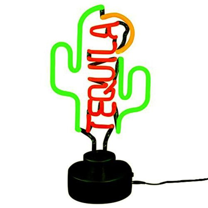Neon Sculpture – Tequila Cactus
