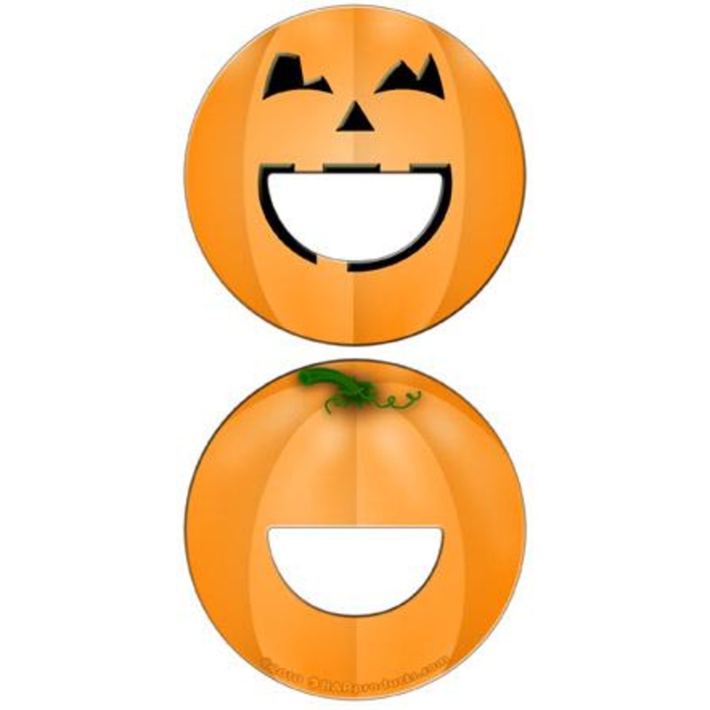 Pumpkin Round Bottle Opener