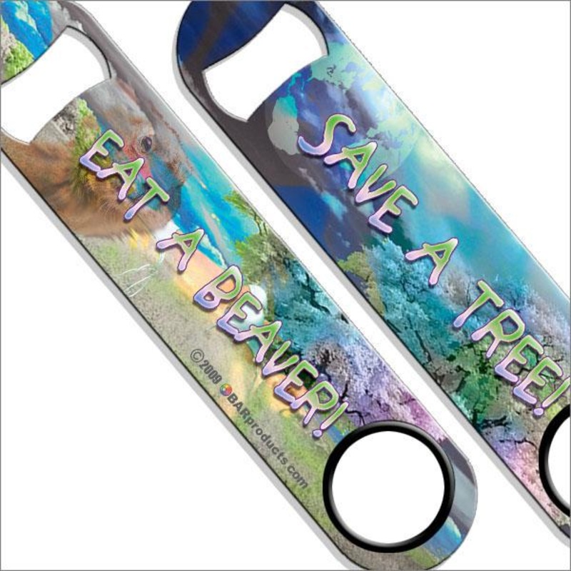Save A Tree Speed Bottle Opener