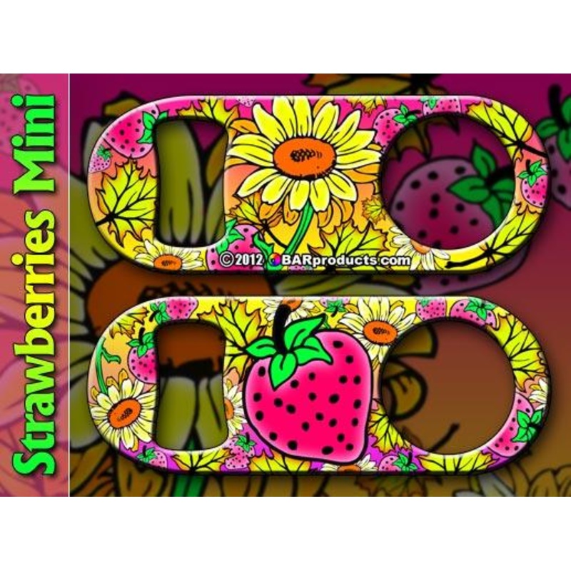 Strawberry Sunflower Mini Bottle Opener