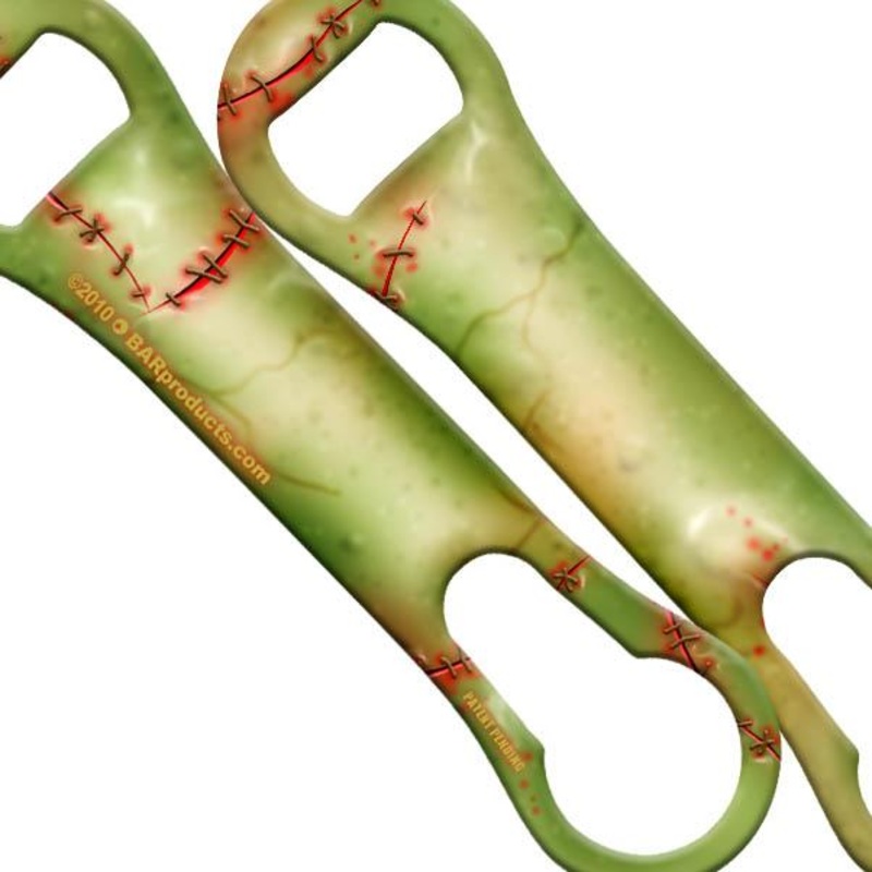 Zombie Skin V-Rod Bottle Opener