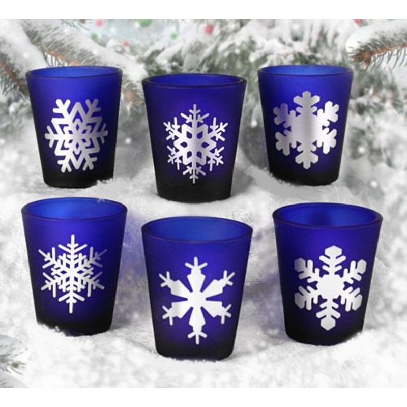 1.5oz Snowflakes Shots Glass Set