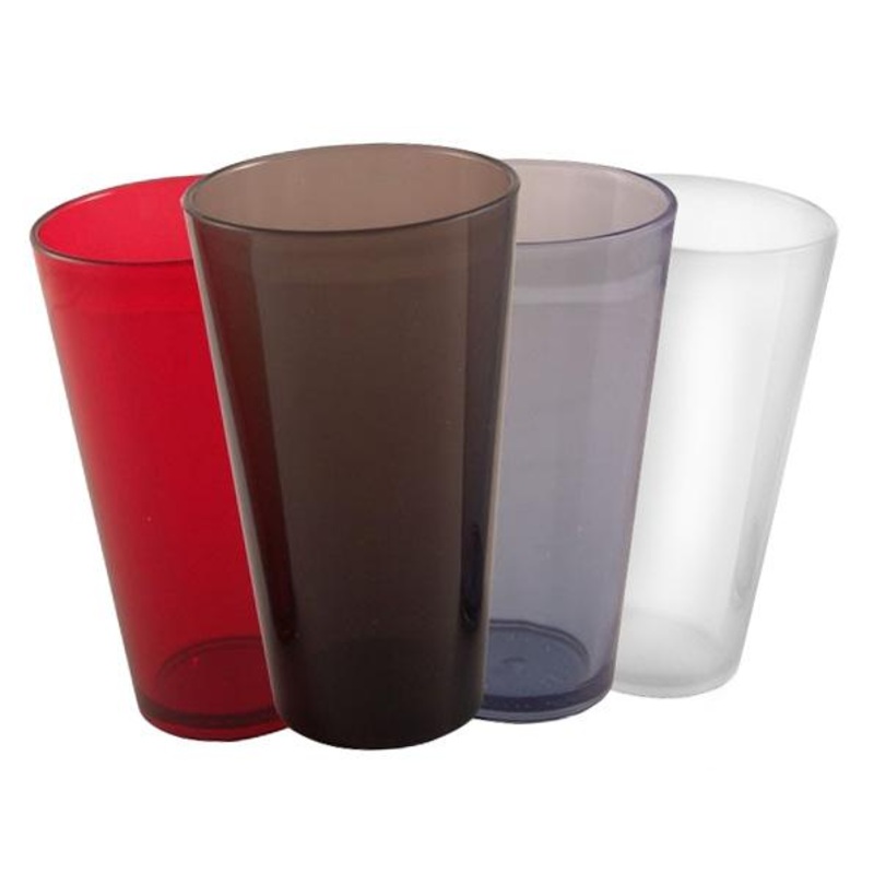16oz Plastic Colored Mixing Glasses