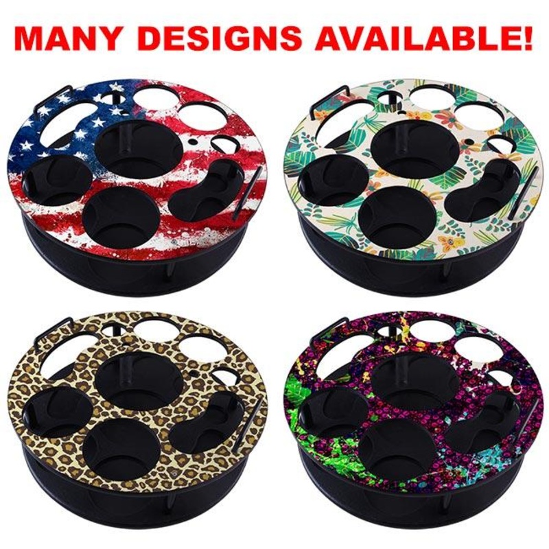CHOOSE YOUR PATTERN – 18 inch Bottle VIP Service Tray – Made of Wood