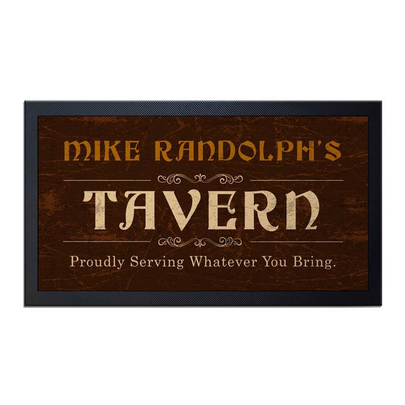 Custom Bar Service Mat – Tavern – 17.25 x 10