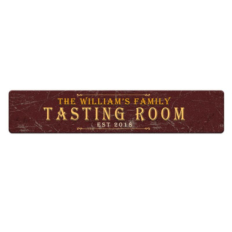Customizable Printed Bar Mat – Tasting Room – 20 x 4