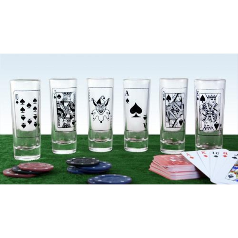 Poker Shot Glass Set