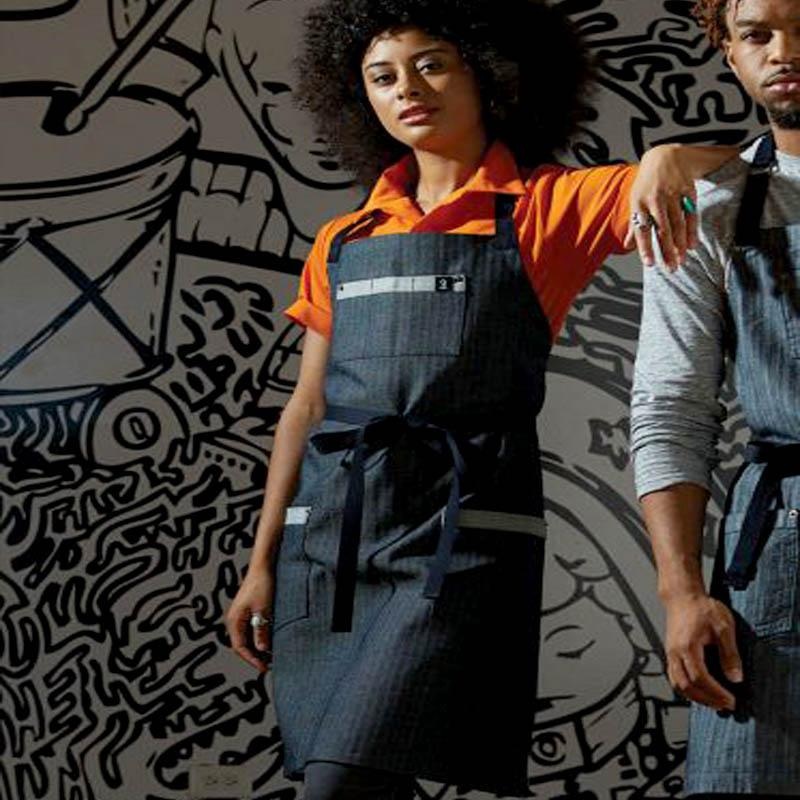 Renegade Bib Apron – Zig Zag Denim