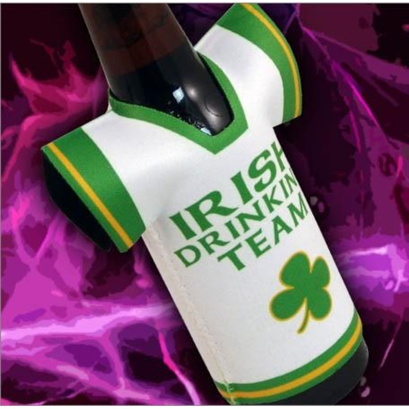 T-Shirt Style Bottle Cooler  – Irish Drinking Team