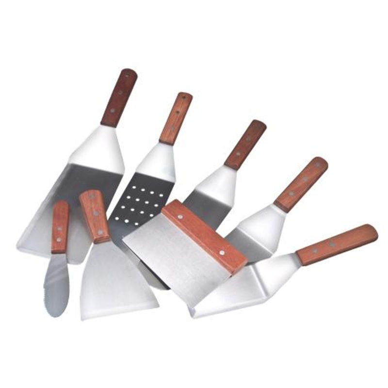 Wood Handled Utensils|Solid Turner with 11 inch handle