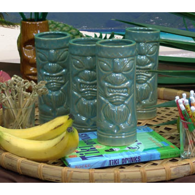 11oz Mean Green Tiki Mug