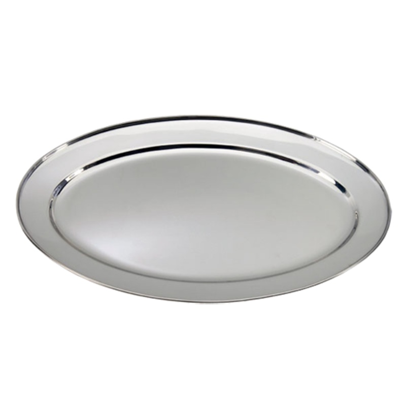 16” Round Stainless Steel Serving Trays