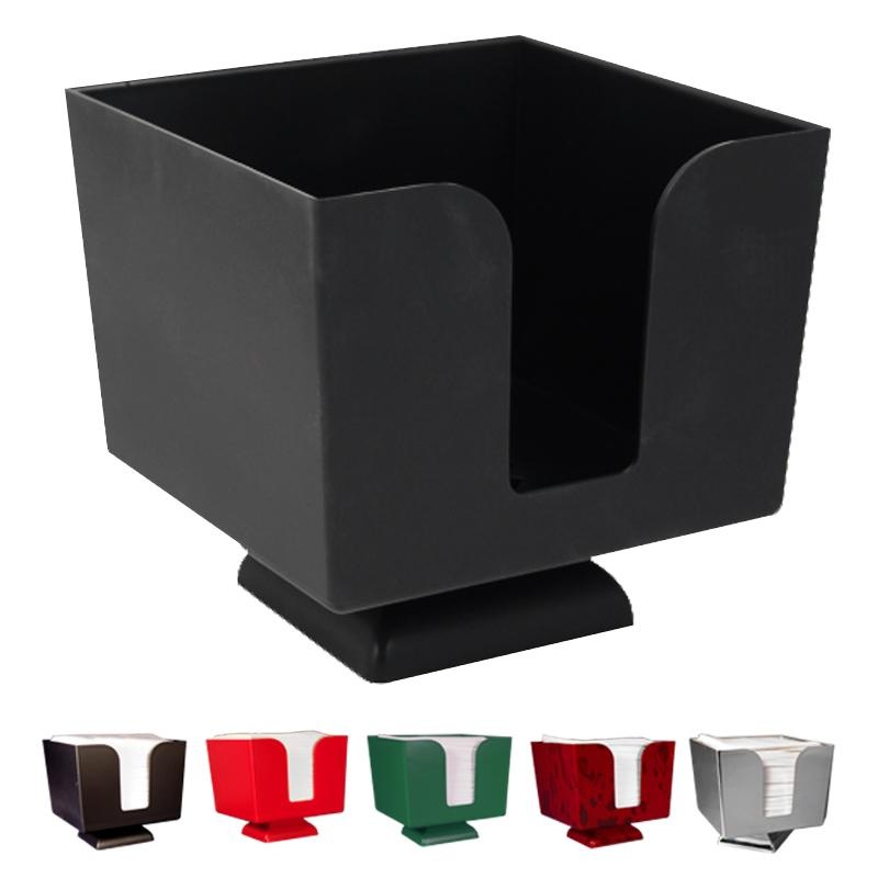 3-Way Napkin Caddies|Black|Red|Green|Marble|Chrome