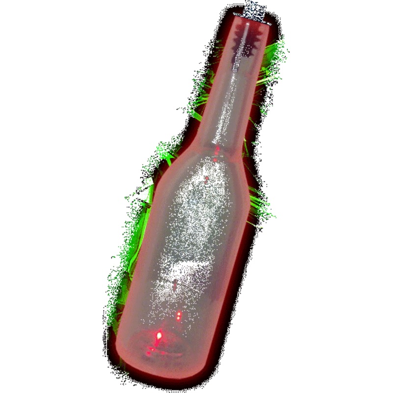 750ml Kryptonite Flair Bottle – Clear w/ Light Show