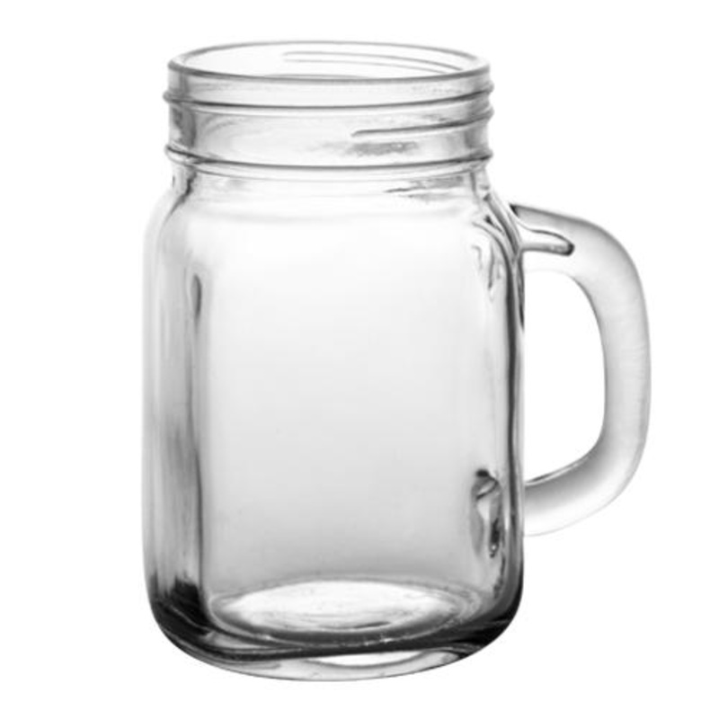 BarConic Mason Jar Mug Glass – 12 ounce – CASE OF 12