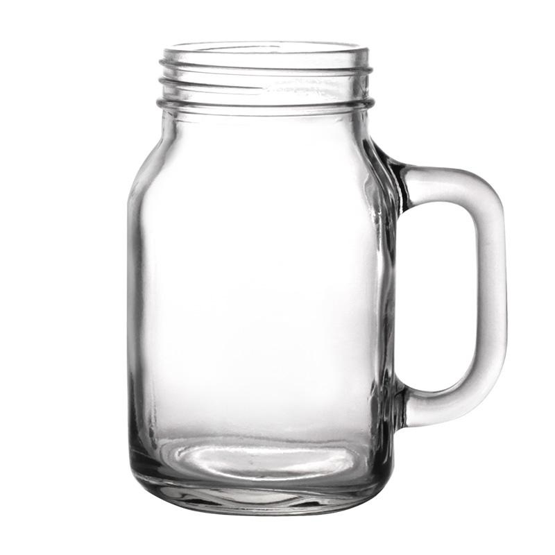 BarConic Mason Jar Mug Glass – 20 ounce – CASE OF 12