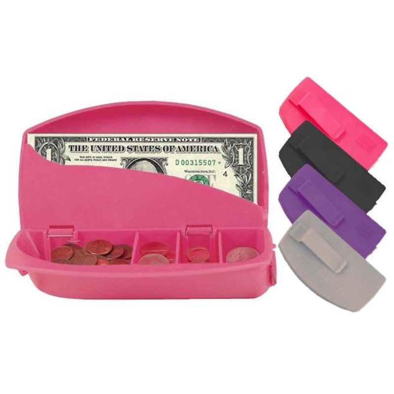 Cash Tender Money Holders|Fluorescent Pink|Black|Fluorescent Purple|Light Lavender