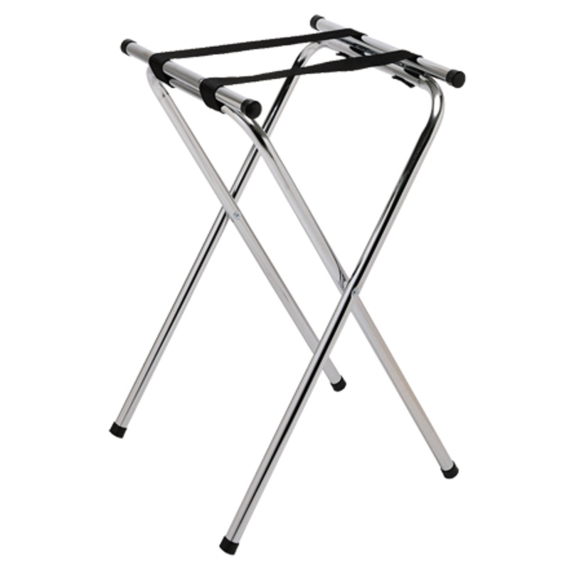 Chrome Serving Tray Stands