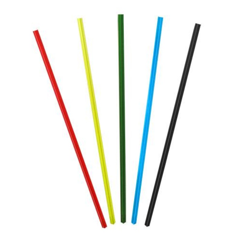 Prism Stirrers (Bag of 500)|Clear|Blue|Black