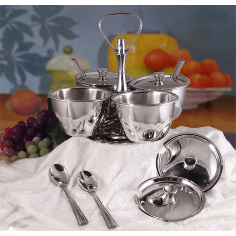 Relish Server with Rotating Base