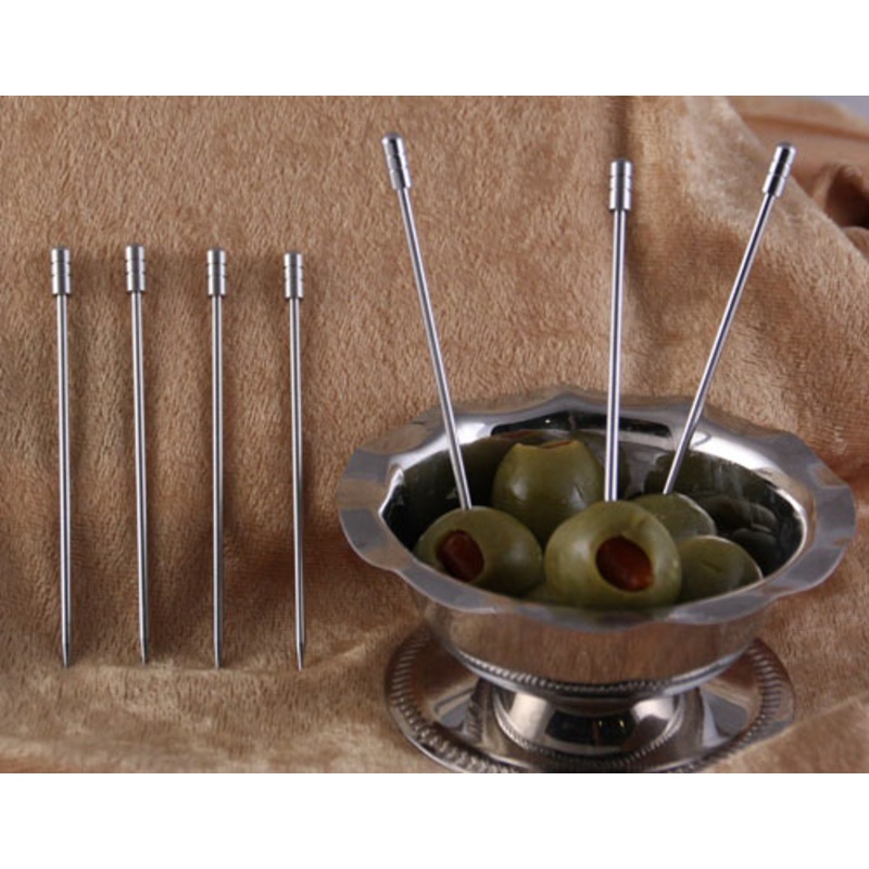 Stainless Steel Cocktail Picks – 3 – Pack of 16