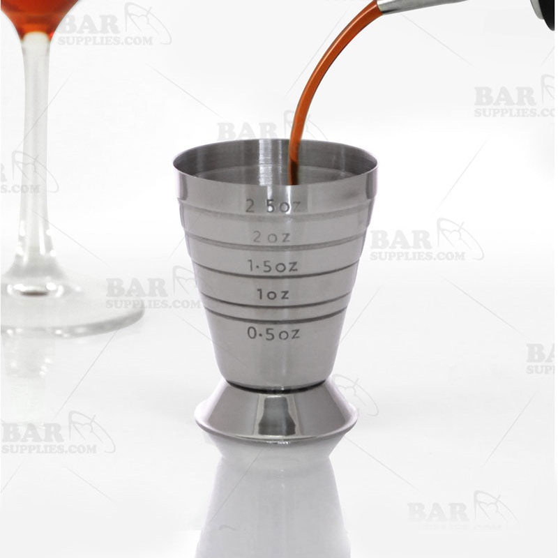 Stainless Steel Multi Level Jigger 1/2oz – 2 1/2oz