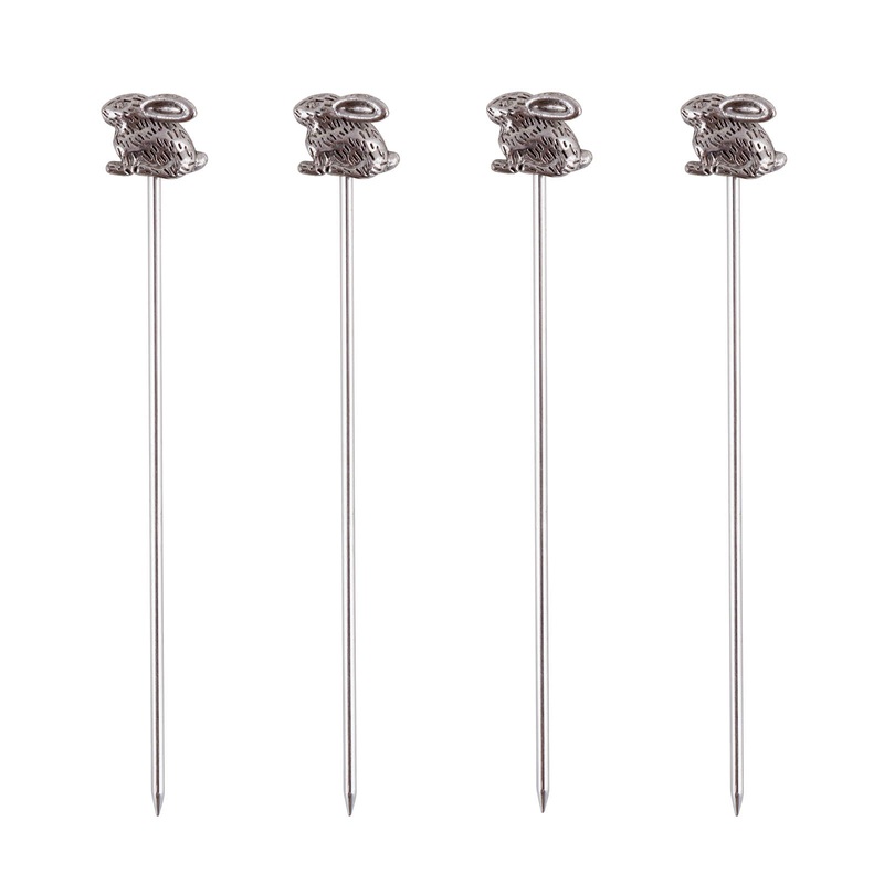 BarConic Cocktail Pick – Bunny – Set of 4