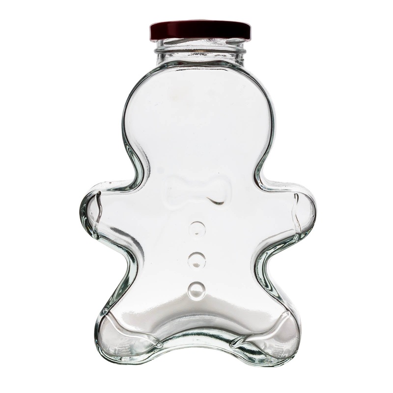 BarConic Gingerbread Man Mason Jar with lid