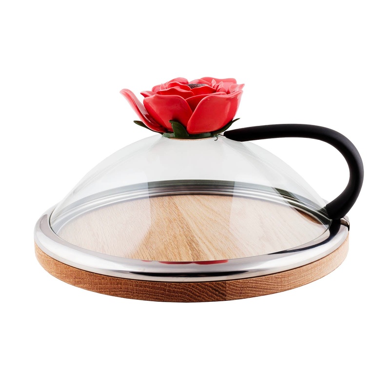 BarConic Smoking Cloche w/ Rose Top