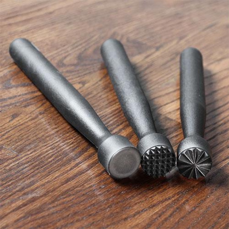 Black Plastic 8.5 Muddlers|Flat|Masher|Grinder