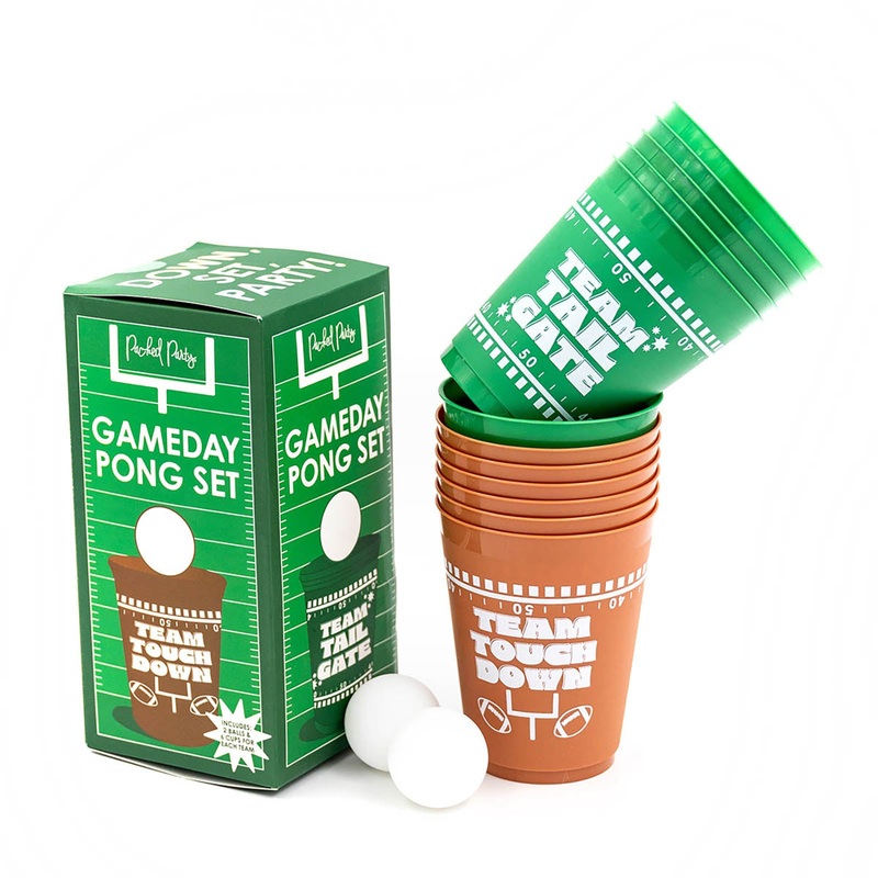 Game Day Pong Set – Touch Down vs Tail Gate