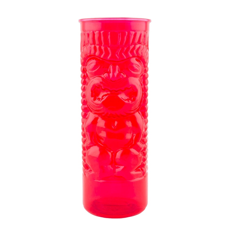 Plastic Tiki Cup – Red – 28oz