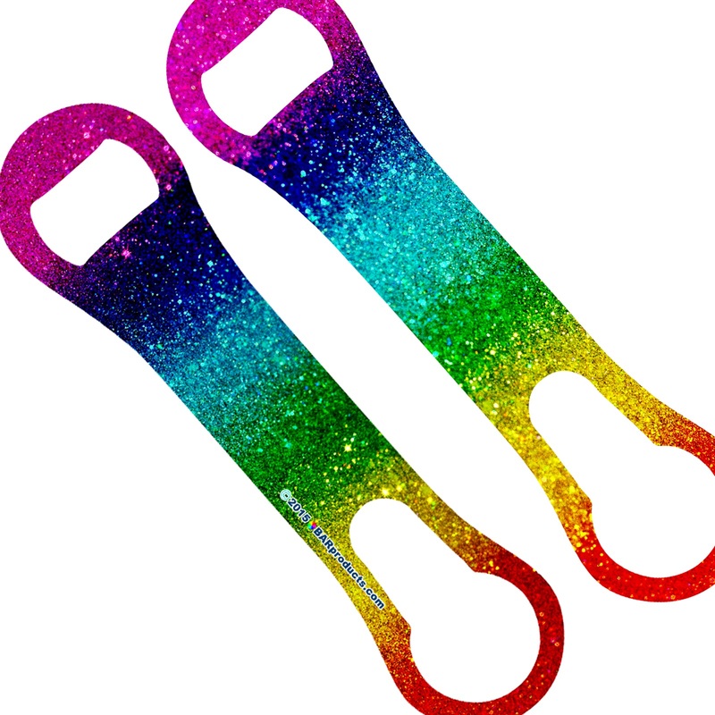 V-ROD RAINBOW GLITTER BOTTLE OPENER
