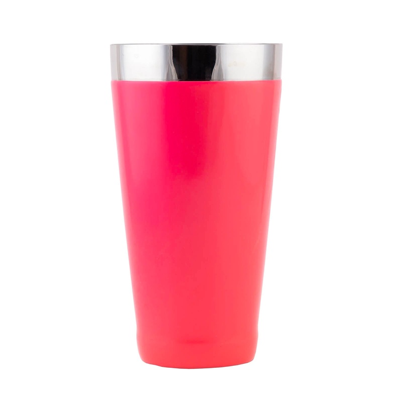 Weighted Vinylworks Shaker – 28 ounce – Fluorescent Pink