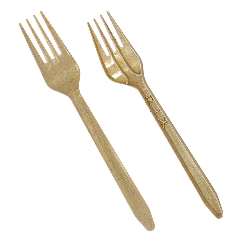 Natural Agave Utensils – 1,000 per case – Unwrapped